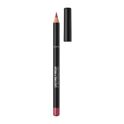 Rimmel Lasting Finish 8HR Soft Lip Liner Pencil - Vibrant, Blendable Formula to Lock Lipstick in Place for 8 Hours - 215 Ms.Mauve, .04oz