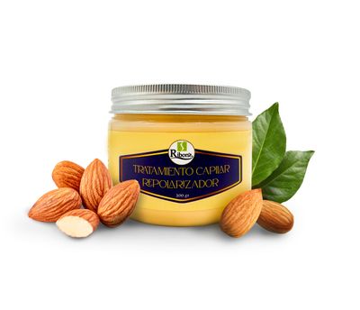 Ribon&#39;s Hair Treatment - Repolarizing Treatment for Intensive Hydration, Fiber Restoration, and Protective Layer for Damaged Hair - 300gr with Mango Scent
