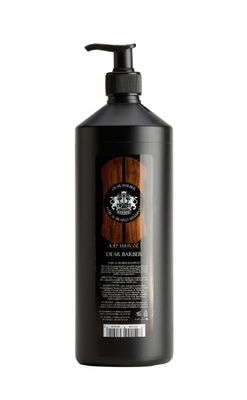 Dear Barber Shampoo Men&#39;s Hair Shampoo Suitable for Hair and Beard Nourishing and Moisturising 33.81 fl oz