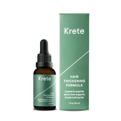 Krete Hair Thickening Formula - Supports Thicker-Looking Hair for Men - 1 fl oz