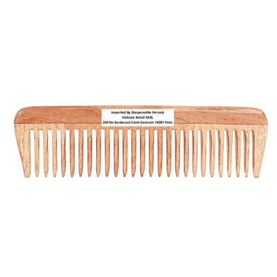 SVATV Handcrafted wood Comb for Detangling Hair Comb For Thick, Curly And Wavy Hair, Non-Static and Eco-friendly Made in India N-82
