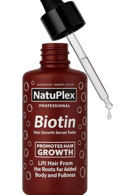 NatuPlex Biotin Hair Drop - Nourishing Hair Care Solution for Promoting Growth, Strengthening, and Improving Texture - Suitable for All Hair Types, 3.38 Fl Oz