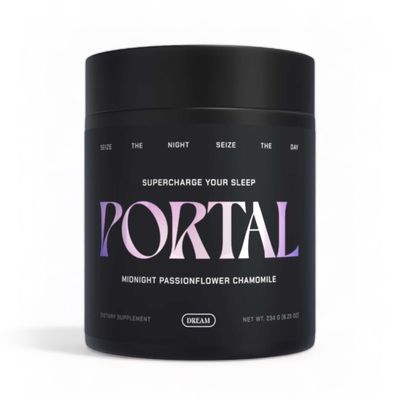 Portal Natural Sleep Onset and Quality Supplement Melatonin-Free, Deep Sleep and Calm Aid Magnesium, Glycine, L-Theanine, Apigenin 282 mg Magnesium Glycinate, 2g Glycine per Serving
