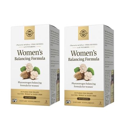 Solgar Womens Balancing Formula - 60 Tablets, Pack of 2 - Vegan, Kosher Gluten Dairy Free - 120 Total Servings