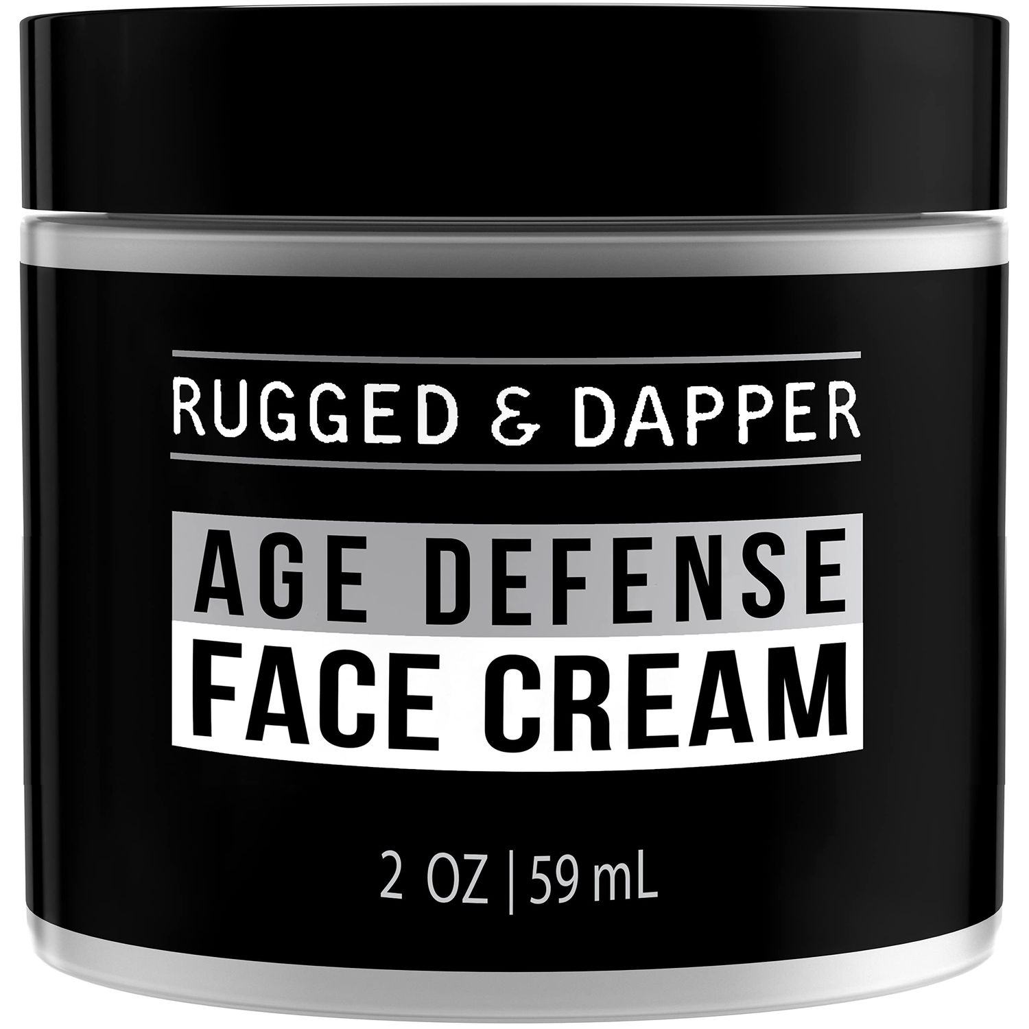 RUGGED DAPPER - Mens Face Cream with Hyaluronic Acid - Ultra-Hydrating Mens Anti Aging Face Cream- 24 Hour Protection - 4 Month Supply - USA Made
