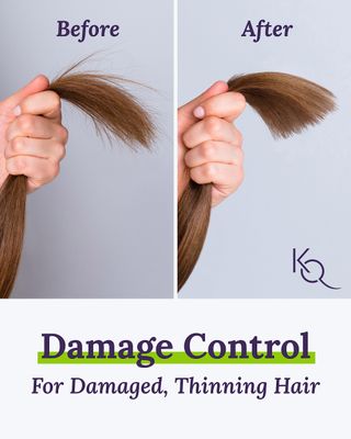 Keranique Scalp Replenishing Keratin Shampoo Damage Control for Thinning Hair, Hair Growth Keratin Amino Complex, Free of Sulfates, Dyes and Parabens, 8 Fl Oz