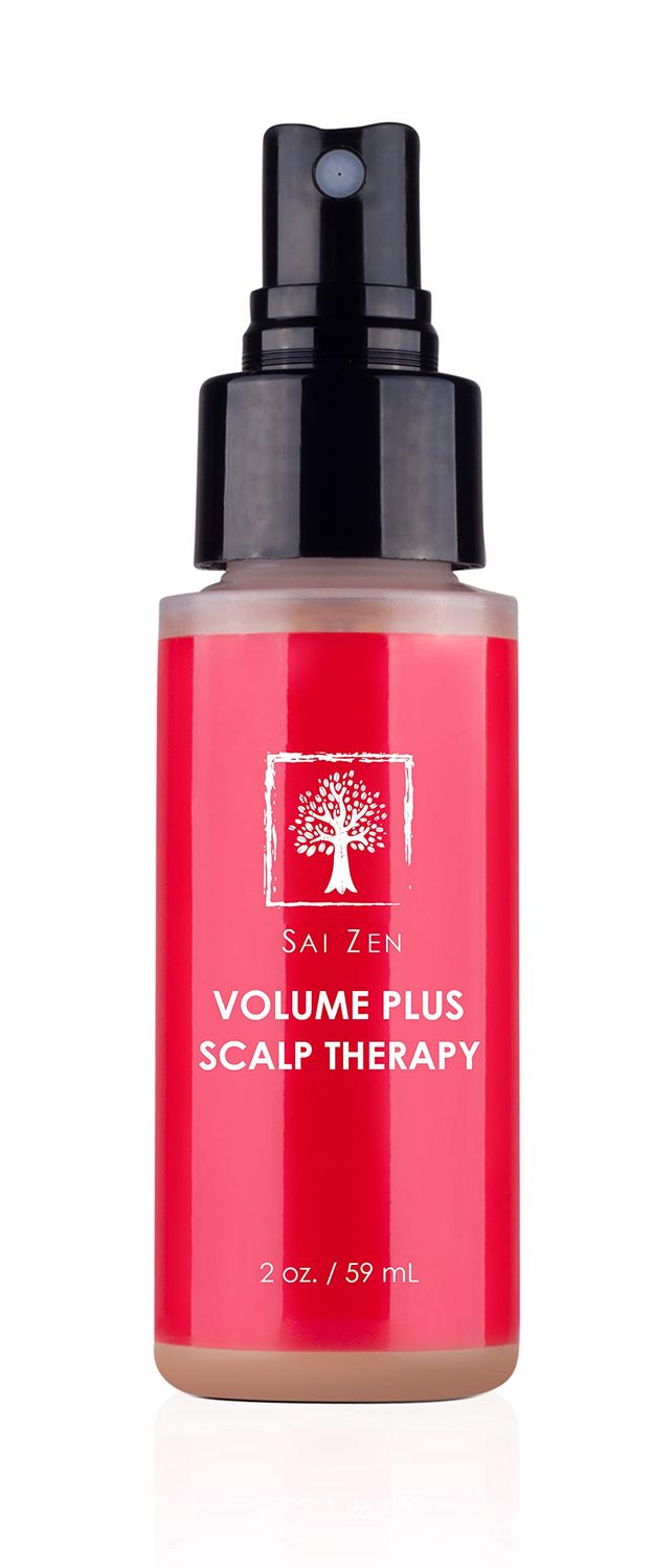 Sai Zen Volume Plus Scalp Therapy Spray Post-Shower Hair Strengthening Formula Made in USA Alcohol and Paraben Free, 2 oz.