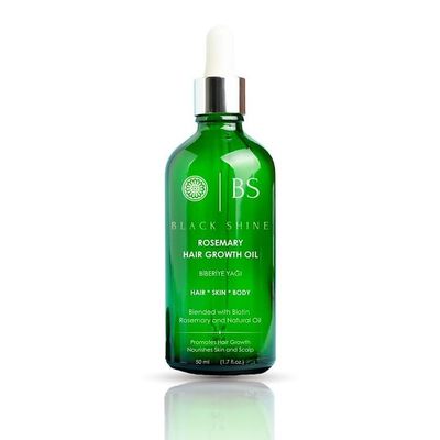 Black Shine,Rosemary Oil for Hair Growth Biotin Hair Care Complex,01lbs