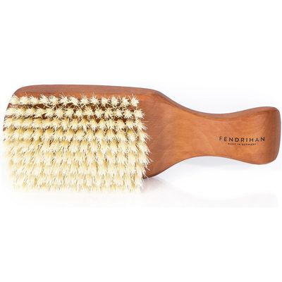 Fendrihan Genuine 100 Pure Boar Men&#39;s Hair Brush with Pearwood Handle and Soft Light Bristles MADE IN GERMANY (6.7 Inches)