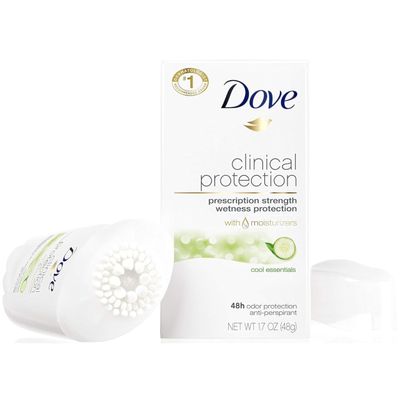 Dove Clinical Protection Anti-Perspirant Deodorant Solid, Cool Essentials 1.70 oz (Pack of 6)