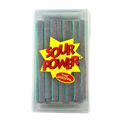 Sour Power Candy Belts, Watermelon Belts, 150-Count Tubs, 42.3 Ounce (Pack of 2)