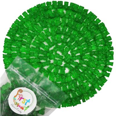 FirstChoiceCandy Gummy Bears (Green Apple, 1 Pound (Pack of 1))