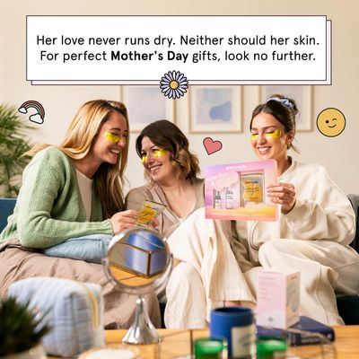 grace stella Award-Winning Mothers Day Gifts for Mom, Birthday Gifts for Women - Travel Essentials with Gold Eye Masks, Hyaluronic Acid Serum Rose Spray - Vegan Skin Care Set - Bachelorette Party