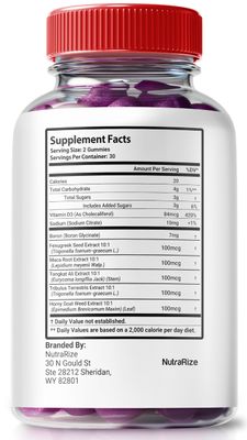 (2 Pack) Vital Grow XL, Official Vital Grow XL Testo Gummies for Men, Boost Stamina and Confidence Gummy for Mens, Vital GrowXL Male Support Gomitas (120 Gummies)