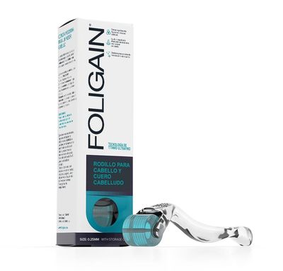 Foligain Hair scalp roller with 540 titanium needles