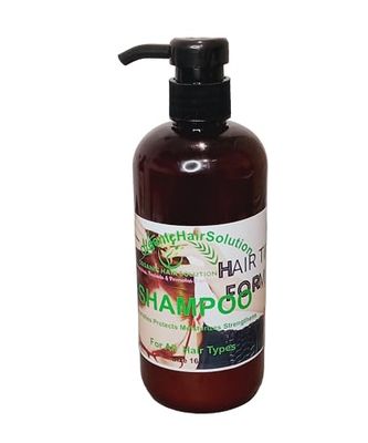 Organic Hair Solution-Shampoo-With Aloe vera-Vitamin E- Rose Hips-Hemp-Castor Oil-Tea Tree- Argan- Macadamia- Coconut Jojoba Extract (MEN)