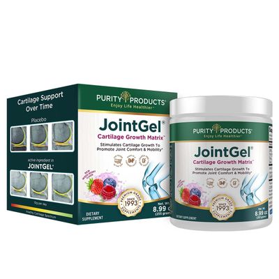 Purity Products JointGel Formula Collagen Peptides MSM - Supports Joint Flexibility Fortify Joint Cartilage - Berry Powder - 30 Day Supply