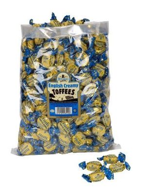 Walkers' Nonsuch English Creamy Toffees with Whole Milk Butter Imported from UK Traditional British Sweets Classic English Toffee 88.18 Oz (2.5kg)