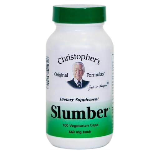 Christopher&#39;s Original Formulas Slumber Capsules, Natural Sleep Aid, 100 Veg Caps