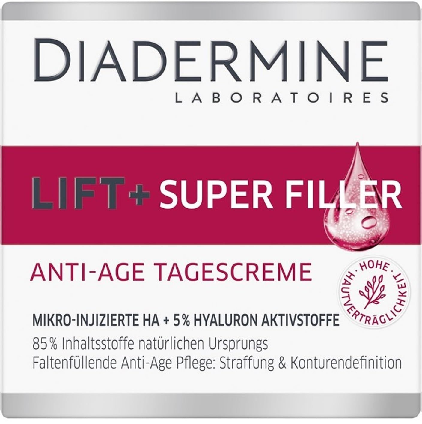Diadermine Lift Superfiller Hyaluron Anti-Age Day Cream - 1.76 Fl.oz (50 ml)