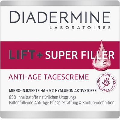Diadermine Lift Superfiller Hyaluron Anti-Age Day Cream - 1.76 Fl.oz (50 ml)