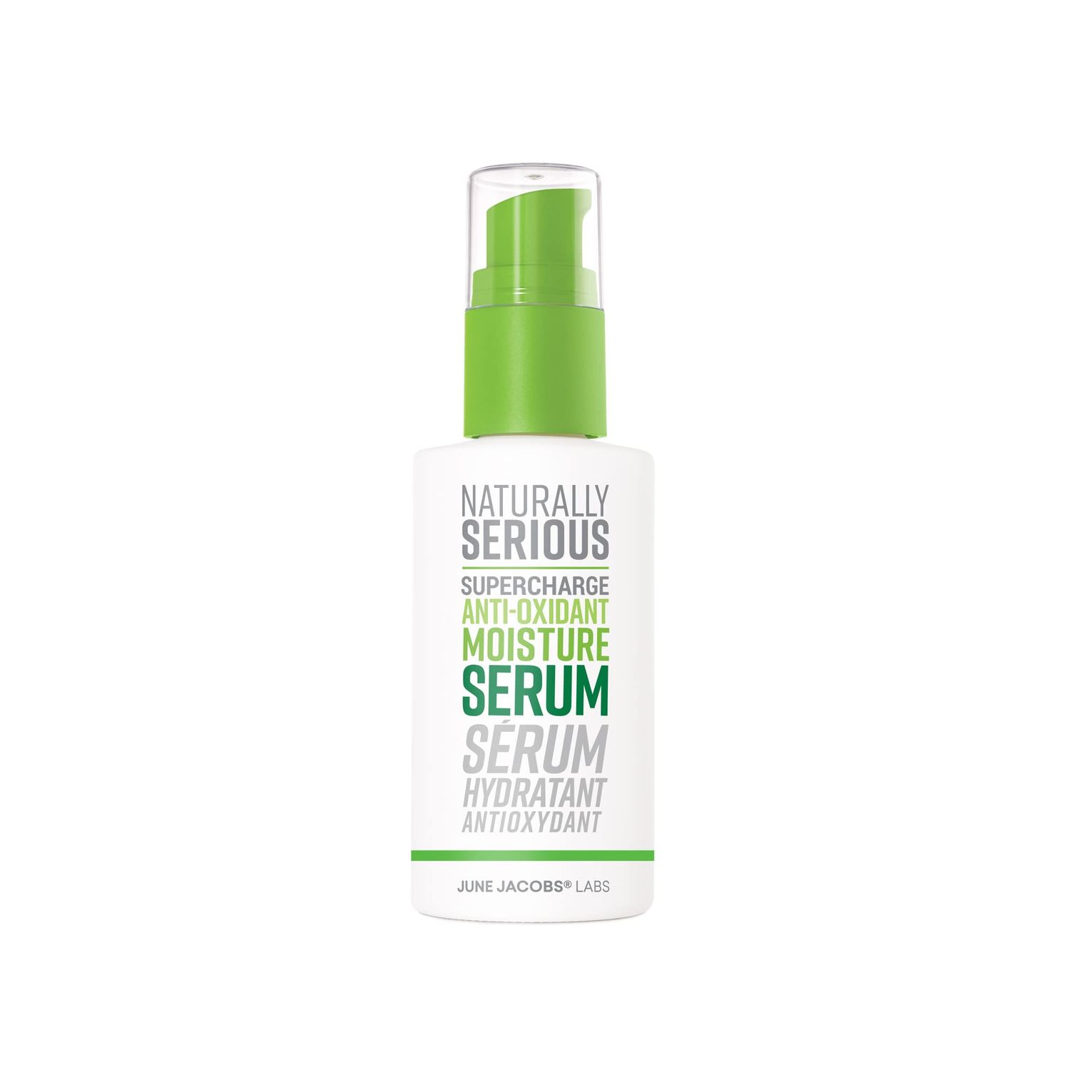 Naturally Serious Supercharge Anti-Oxidant Moisture Hydrating Serum With Hyaluronic Acid, Face Serum For Dry Skin, Vegan Skincare, Cruelty-Free Skincare