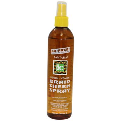 Fantasia Ic Herbal Braid Sheen Spray With Sulfur Complex 12 Oz