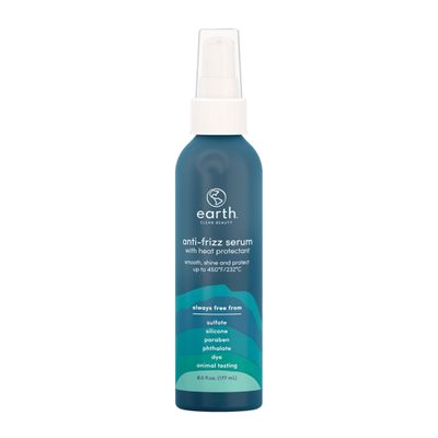 earth Anti-Frizz Serum - Hair Oil with Argan and Vegan Keratin - Lightweight Serum Providing Thermal Protection - Safe for All Hair Types - 6 oz
