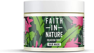 Faith in Nature Natural Dragon Fruit Hair Mask, Revitalising, Vegan Cruelty Free, Parabens and SLS Free, For All Hair Type, 300ml