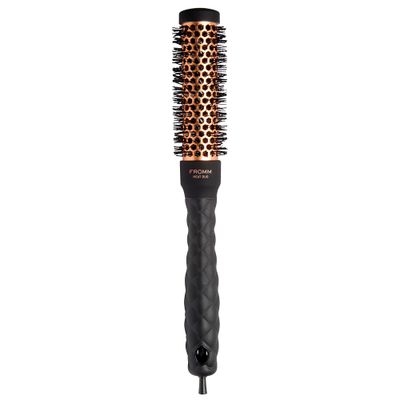 Fromm Heat Duo Copper x Ceramic 1&quot; Round Brush for Expert Blowouts and Faster Hair Drying, Roller Hairbrush for Anti-static Styling, Smoothing, Straightening and Shine
