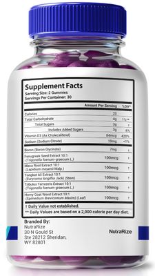 NutraRize (3 Pack) Elite Grow XL Gummies Male, Official Elite Grow XL for Men, Premium Formula for Performance, Energy Stamina, All-Natural EliteGrowXL, EliteGrow X ME Gomitas Review (180 Gummies)
