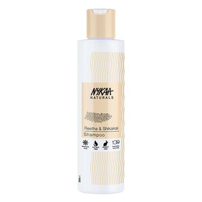 Nykaa Naturals Shampoo, Reetha and Shikakai, 13.52 oz - Hair Growth Shampoo - Revives Dull Hair and Strengthens Roots - Safe for Colored Hair