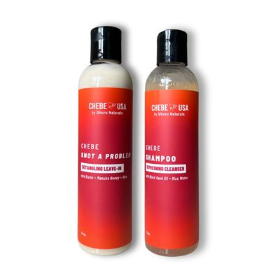 Uhuru Naturals Chebe Shampoo Conditioner Set