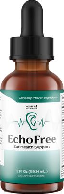 EchoFree Drops - Natural Support with L-Tryptophan, Gotu Kola, and L-Arginine - Plant-Based Formula, Made in The USA, Non-GMO, Easy-to-Take - 2oz Bottle, 1 Month Supply