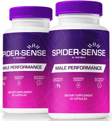 (2 Pack) Spider-Sense Pills, Official Spider Sense Pills for Men, All-Natural Male Capsules for Energy, Stamina and Peak Performance, Premium SpiderSense Formula Review (120 Capsules)