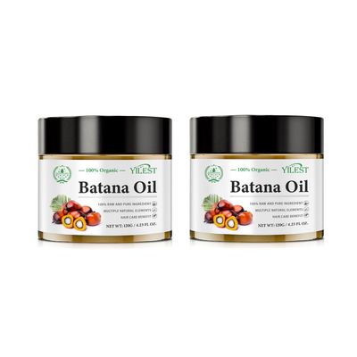 2 Pcs Natural Batana Oil for Hair Growth, 100 Pure Batana Oil From Honduras for Hair Growth and Hair Thickness.