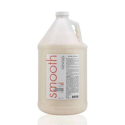 KERAGEN - Smoothing Conditioner with Keratin and Collagen for All Hair Types, Sulfate Free, 128 Oz - Moisturizes, Strengthens, Protects Color and Repair - Panthenol, Vitamins, and Jojoba Oil
