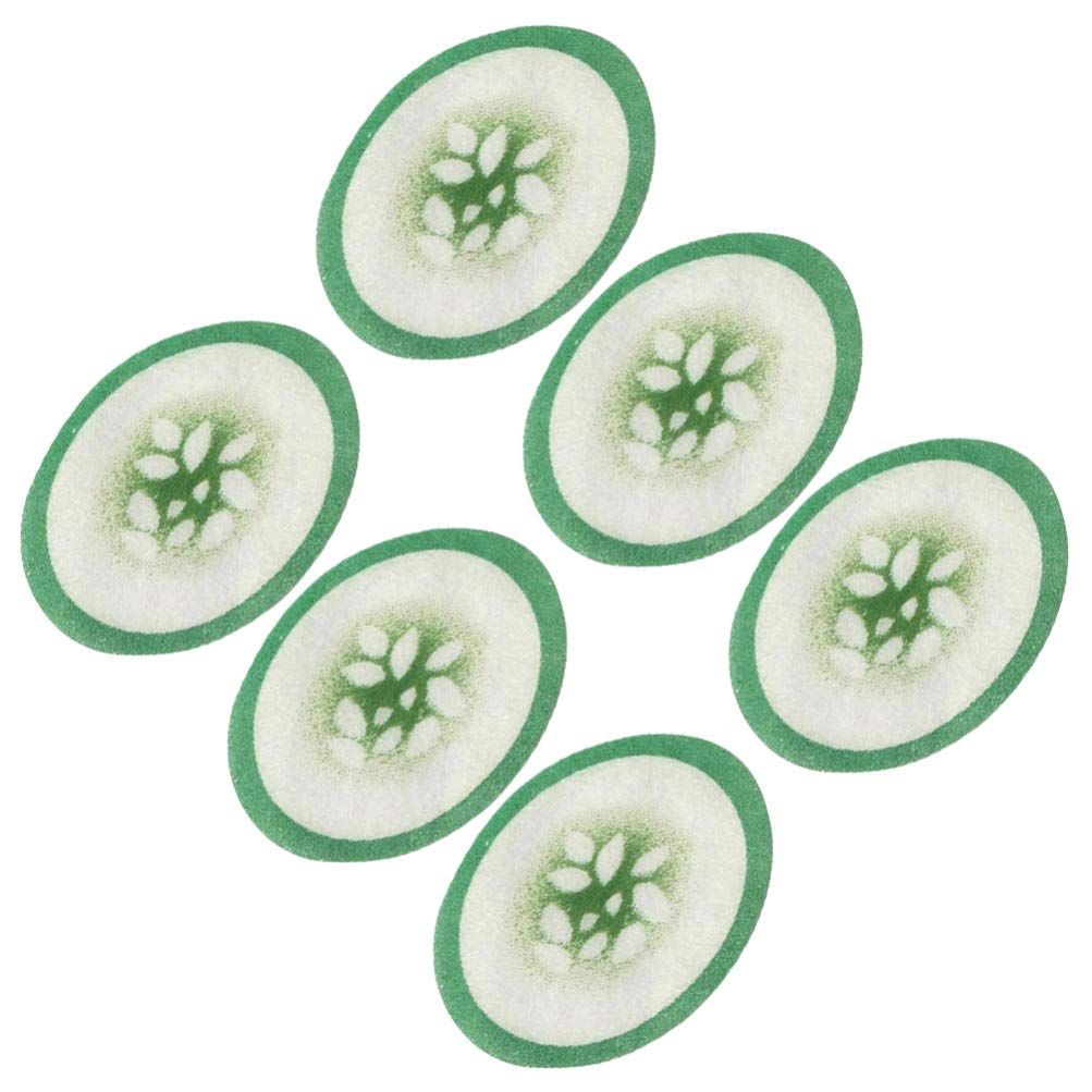 100pcs Under Eye Pads Disposable Cucumber Print Non-Woven Eye Patches Eyelash Pad DIY Eye Care Tool for Home Travel and Salon