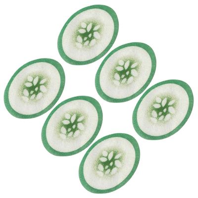 100pcs Under Eye Pads Disposable Cucumber Print Non-Woven Eye Patches Eyelash Pad DIY Eye Care Tool for Home Travel and Salon