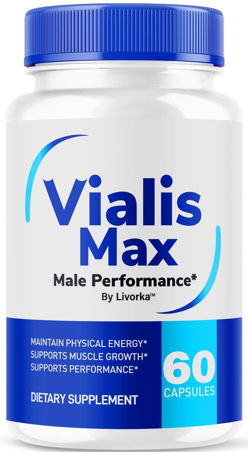 Vialis Max Pills for Men - Official Vialis Max Premium Male Support Formula for Fast Acting Energy, Endurance and Performance, VialisMax Capsules Advanced Formula, 60 Capsules for 1 Month