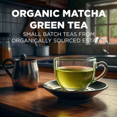 Maud's Organic Matcha Green Tea Pods, 24 ct, Recyclable Single Serve Tea Pods - 100 Gourmet Blended Tea Leaves, Compatible with Keurig K Cups Maker