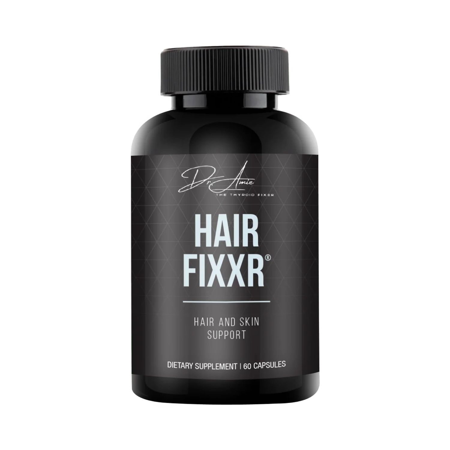 Fixxr Hair by Dr. Amie Premium Collagen Protein Complex Hair and Skin Support 30 Day Supply, 60 Capsules