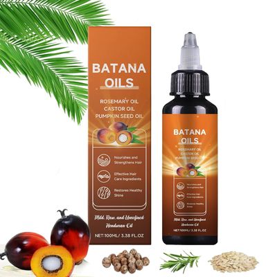 Batana Oil Rosemary Oil Castor Oil Pumpkin Seed Oil, 4-In-1 Liquid Batana Oil for Hair Growth, Liquid Batana Oil 100ml 3.38 fl.oz (1PC)