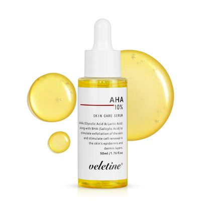 Salicylic Acid Serum,10 Mixed Acid With Salicylic Acid,Aha,Lactic Acid,Mandelic Acid ,AhA Exfoliant for Face,Pore Reducer for Face.50ml1.76 Fl Oz