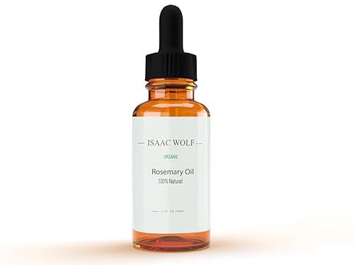 Organic Rosemary Oil for Face, Hair Body 100 Pure Cold Pressed Unrefined Raw Anti-aging antioxidants 4 FL OZ 118 mL