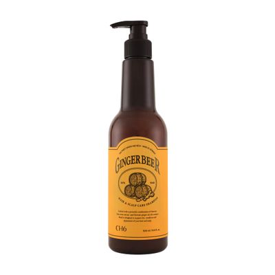 CH6 Ginger Beer Hair Scalp Care Shampoo - for hair loss Recover Damaged Scalp, Rich with German Beer Yeast for Hair Regrowth and Thickening, Thinning hair, Sulfate free, 16.9 fl oz