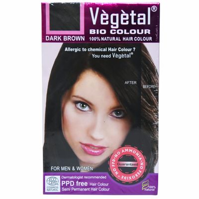 Vegetal Bio Colour-Dark Brown 50 Gm