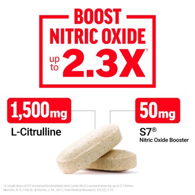 FORCE FACTOR Score! XXL, 2-Pack, Nitric Oxide Booster Supplement for Men with L-Citrulline, Black Maca, Tribulus to Improve Athletic Performance, Increase Stamina, Support Blood Flow, 60 Tablets