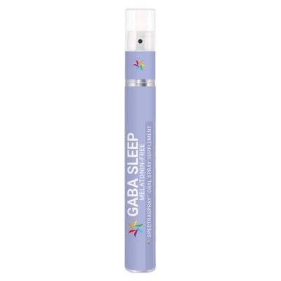 Melatonin Free GABA Sleep Support Spray Supplement -Vegan, Natural Effective Oral Spray with GABA, L-Theanine, 5 HTP, Herbal Blend. Non-GMO, No Melatonin, 30 Day Supply