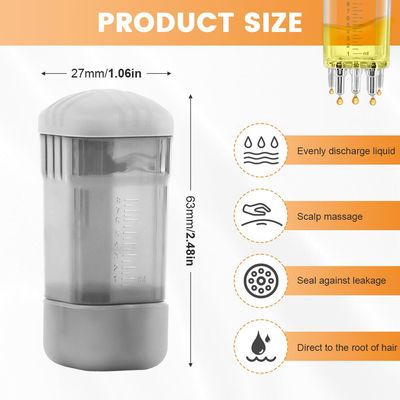 2 PCS Scalp Applicator Comb for Hair Growth, Hair Oil Applicator Scalp Massager Ball Root Comb Applicator Bottle Brush Tool, Easy-to-Use Hair Oil Dispenser for Hair Care Oils Nutrients